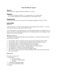 Understanding the Agpeya