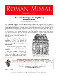 Pentecost Sunday (At the Vigil Mass) EXTENDED FORM Lectionary for Mass , No