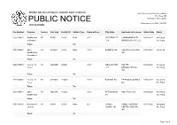 Public Notice &gt;&gt; Licensing and Management System Admin &gt;&gt;