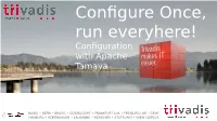 Distributing Configuration with Apache Tamaya