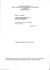 National Institute of Public Health and Environmental Protection Bilthoven the Netherlands
