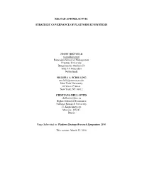 Reload and Relaunch: Strategic Governance of Platform Ecosystems