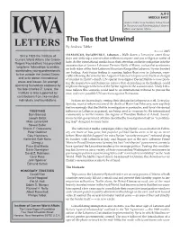 The Ties That Unwind