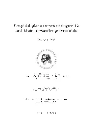 Cuspidal Plane Curves of Degree 12 and Their Alexander Polynomials