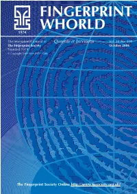 Fingerprint Whorld