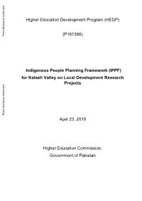 Indigenous People Planning Framework (IPPF)