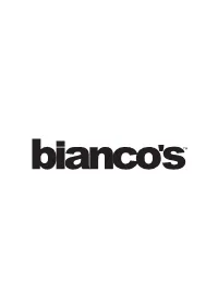 Bianco's Menu 2019.Indd