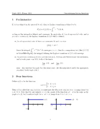 Discontinuous Forcing Functions
