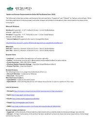 Browsers Supported