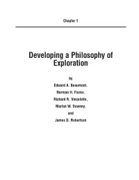 Chapter 1: Developing a Philosophy of Exploration