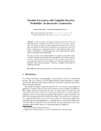 Deniable Encryption with Negligible Detection Probability: an Interactive Construction