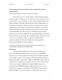 Focused Ion Beam and Scanning Electron Microscopy for 3D Materials Characterization Paul G