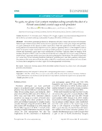 Gut Content Metabarcoding Unveils the Diet of a Flower‐Associated Coastal
