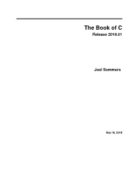 The Book of C Release 2018.01