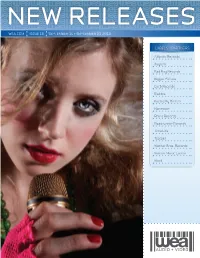 AUDIO + VIDEO 9/14/10 Audio & Video Releases *Click on the Artist Names to Be Taken Directly to the Sell Sheet