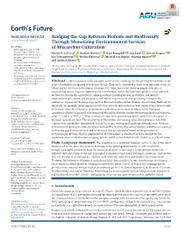 Bridging the Gap Between Biofuels and Biodiversity Through