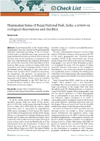 Check List Lists of Species Check List 12(3): 1892, 3 June 2016 Doi: ISSN 1809-127X © 2016 Check List and Authors