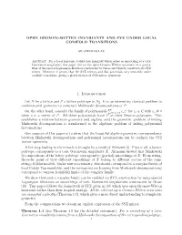 Open Gromov-Witten Invariants and Syz Under Local Conifold Transitions