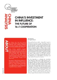 China's Investment in Influence