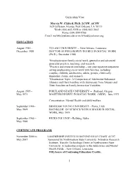Curriculum Vitae