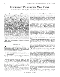 Evolutionary Programming Made Faster