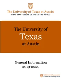 General Information 2019-2020 Table of Contents Optional Fees
