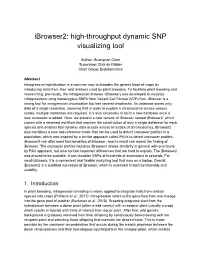 High-Throughput Dynamic SNP Visualizing Tool