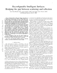 Reconfigurable Intelligent Surfaces: Bridging the Gap Between