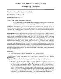 2019 NOAA/AOML/HRD Hurricane Field Program - IFEX