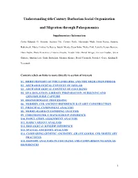 Understanding 6Th-Century Barbarian Social Organization and Migration