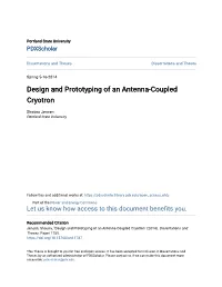Design and Prototyping of an Antenna-Coupled Cryotron