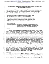 Systems Biology Behind Immunoprotection of Both Sheep and Goats After 2 Sungri/96 PPRV Vaccination