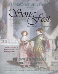 Jake Heggie – Songfest 2011 Distinguished Faculty Jake Heggie – Composer-In-Residence