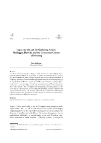 Heidegger, Derrida, and the Contextual Centers of Meaning