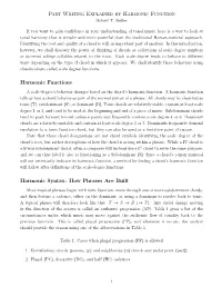 Part Writing Explained by Function