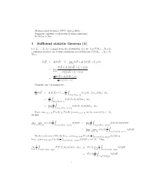 1 Sufficient Statistic Theorem