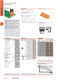 C.106 BCZ 3.81/../180 Technical Data Product Data Accessories BCZ 3.81