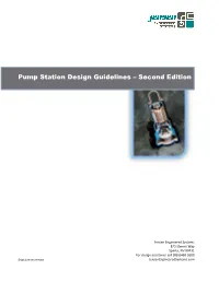 Pump Station Design Guidelines – Second Edition