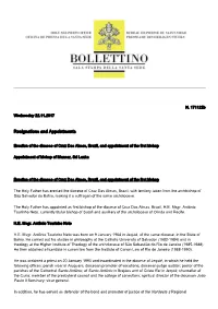 Resignations and Appointments