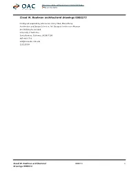 Claud W. Beelman Architectural Drawings 0000372