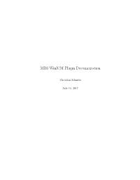 MBS Winicm Plugin Documentation