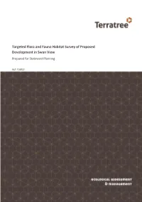 Targeted Flora and Fauna Habitat Survey of Proposed Development