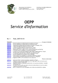 EPPO Reporting Service