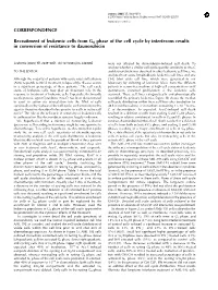 Recruitment of Leukemic Cells from G 0 Phase of the Cell Cycle By