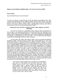 Rhizome and Fructification: Matthew Zajac's the Tailor of Inverness (2008)