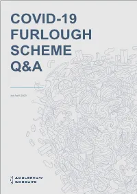 Covid-19 Furlough Scheme Q&A