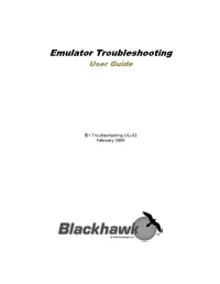Emulator Troubleshooting Guide