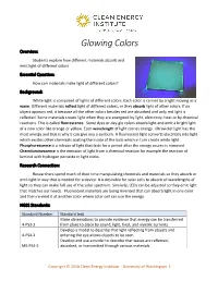 Glowing Colors Lesson