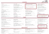 Jinjuu Updated Menu.Pdf