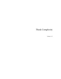 Think Complexity(Pdf)